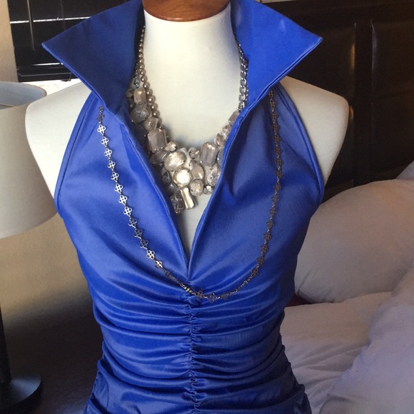 TADASHI STRETCH RUCHED RACER BACK - Picture 2 of 7